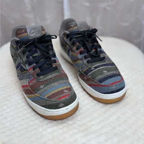 Nike Airforce 1 Pendleton Collaboration Sneakers Men’s 9.5 - Picture 8 of 13